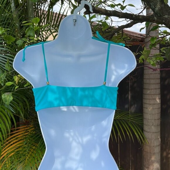POEMA SWIM Teal Bikini size large - Picture 10 of 10